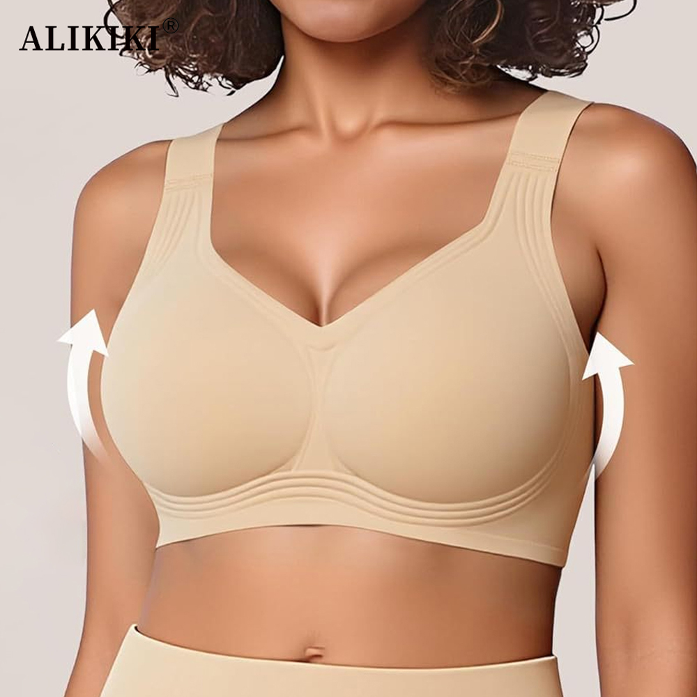 T Shirt Bra Seamless - Sujetador Push Up Jelly sin costuras,