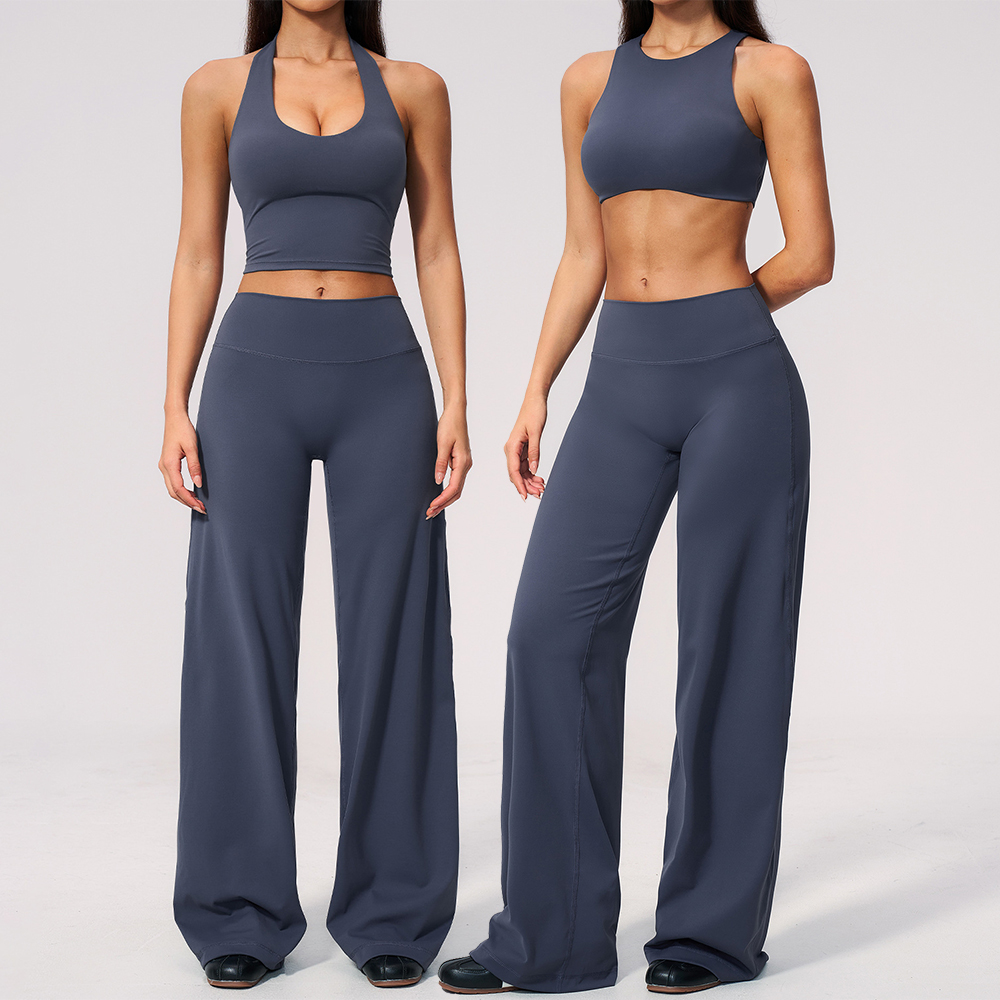 Sports Bra Racerback - Conjunto de Yoga de 2 Piezas