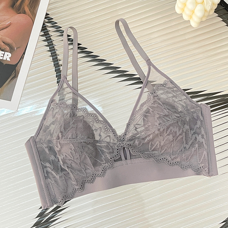 Top corto sexy de encaje con c - T Shirt Bra Seamless reseña y precio
