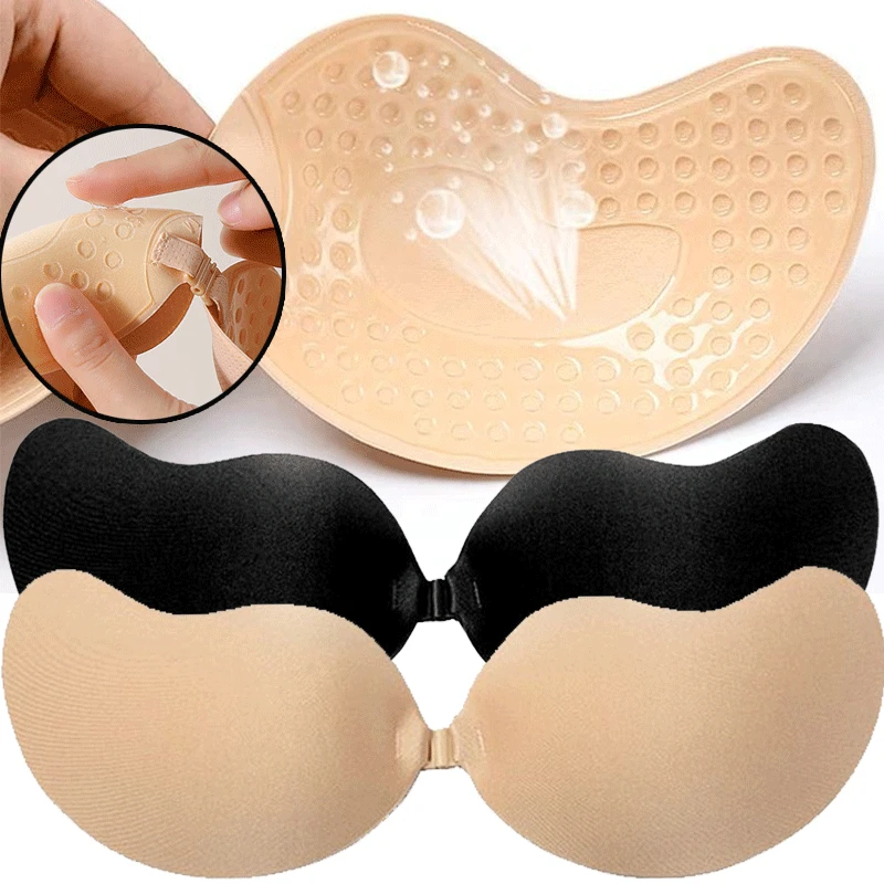 Cubrepezones Adhesivos Reutili - Plunge Bra Push Up reseña y precio